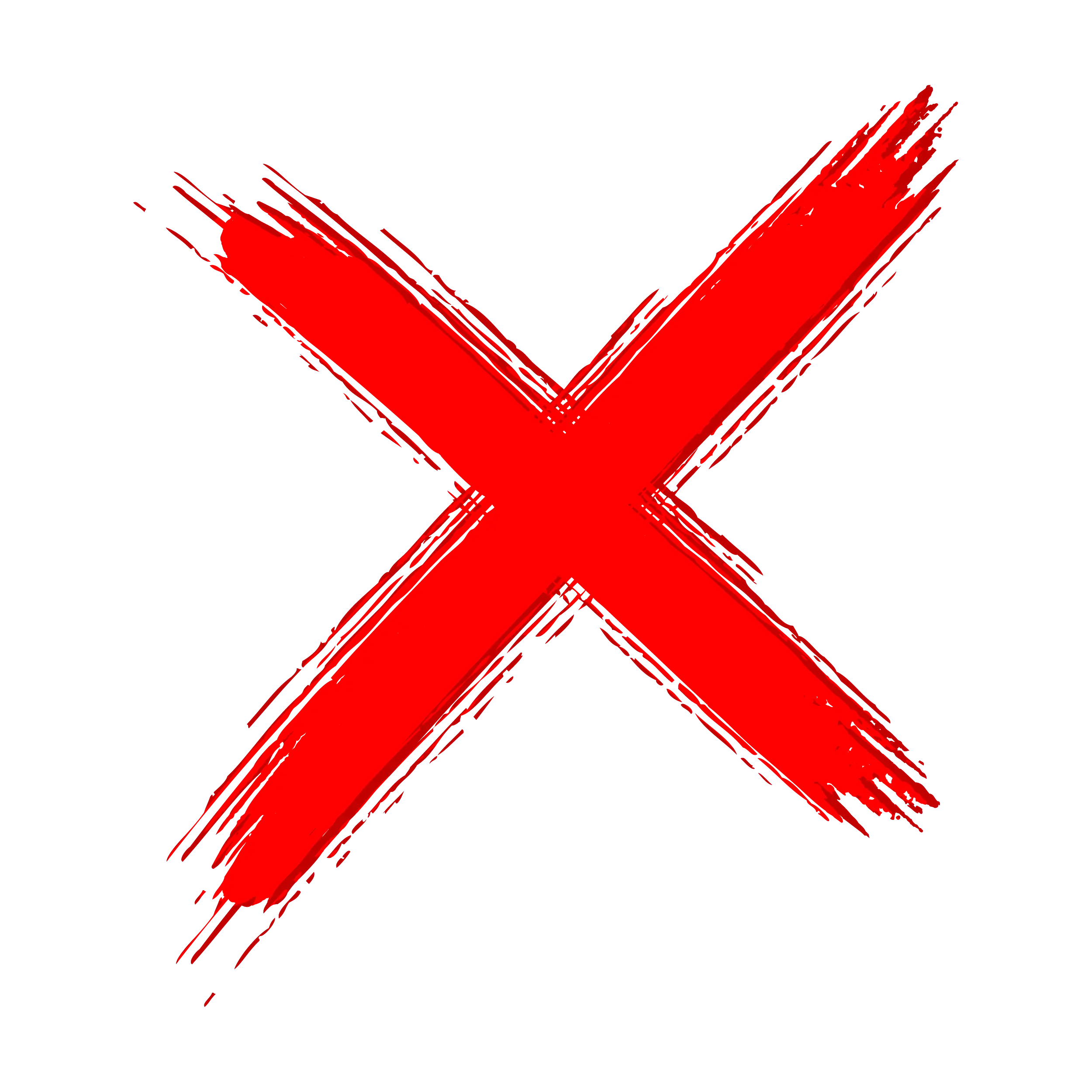 —Pngtree—red cross paint clipart transparent_9171931
