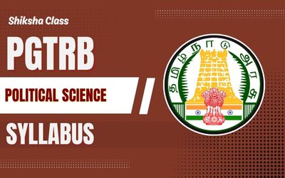 PGTRB political Science New Updated Syllabus
