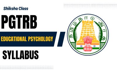 PGTRB Educational Psychology Syllabus