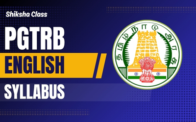 PGTRB English New Updated Syllabus